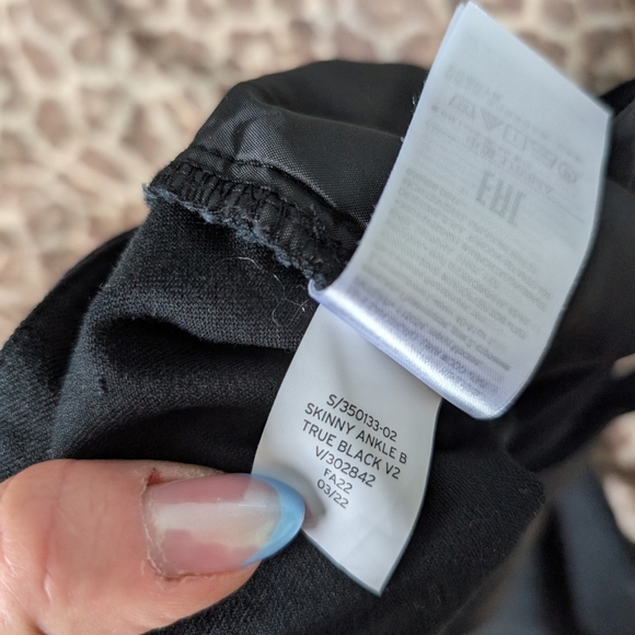 GAP Signature Skinny Women's Black Ankle Pants Bi Stretch Cotton Work Pant 14 - Picture 7 of 7